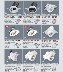 Đèn LED chiếu góc xoay